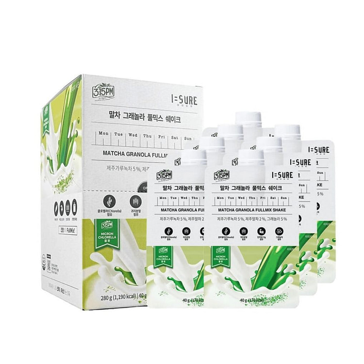 I Sure Matcha Granola Fullmix Shake 7pcs 280g