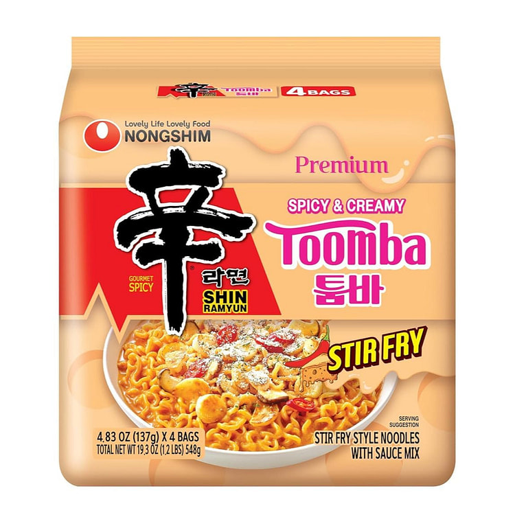 Nongshim Shin Ramyun Toomba 4 Pack 1 each
