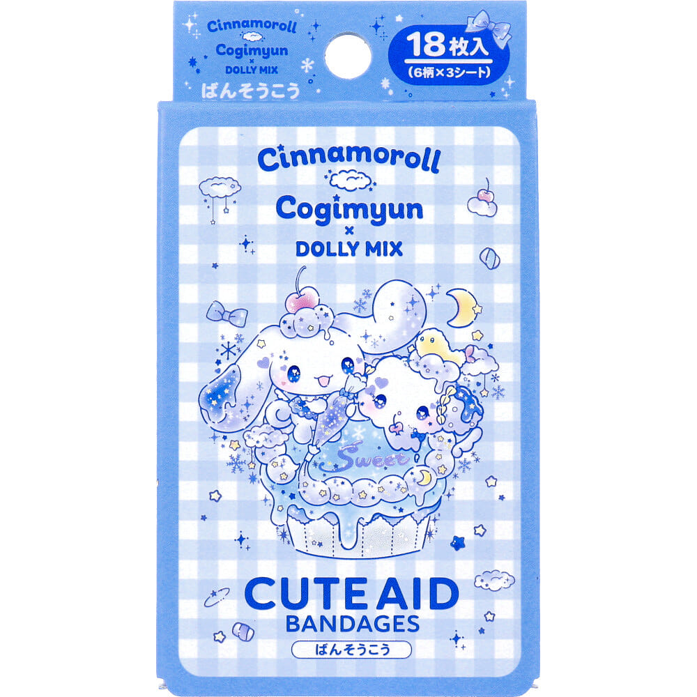 Santan Cogimyun x DOLLY MIX Cute Aid Bandages 18 count