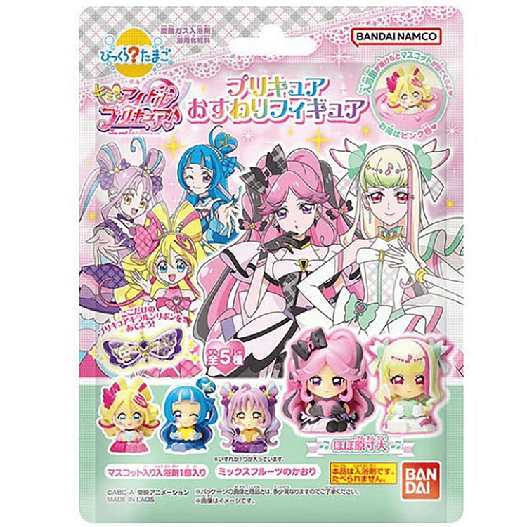 万代 光之美少女 卡通坐姿沐浴球 混合水果香 1 个