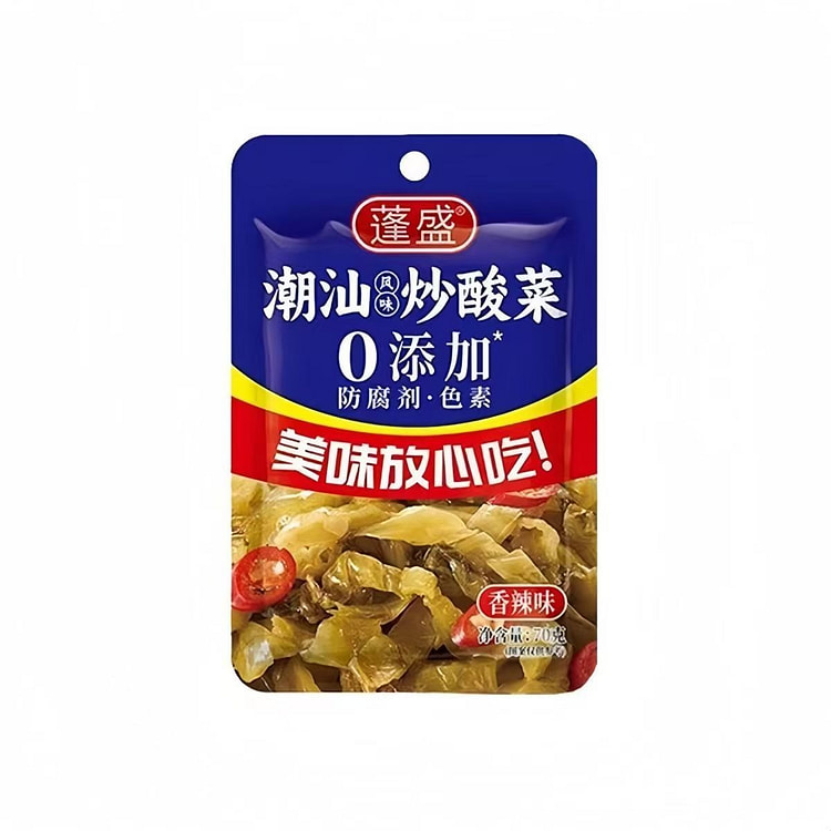 蓬盛炒酸菜70g*1包 1 包