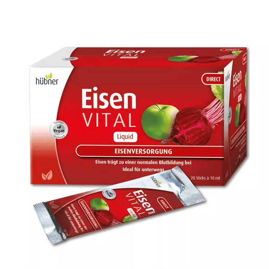 Huebner Eisen Vital Liquid 20 Sticks 1 box