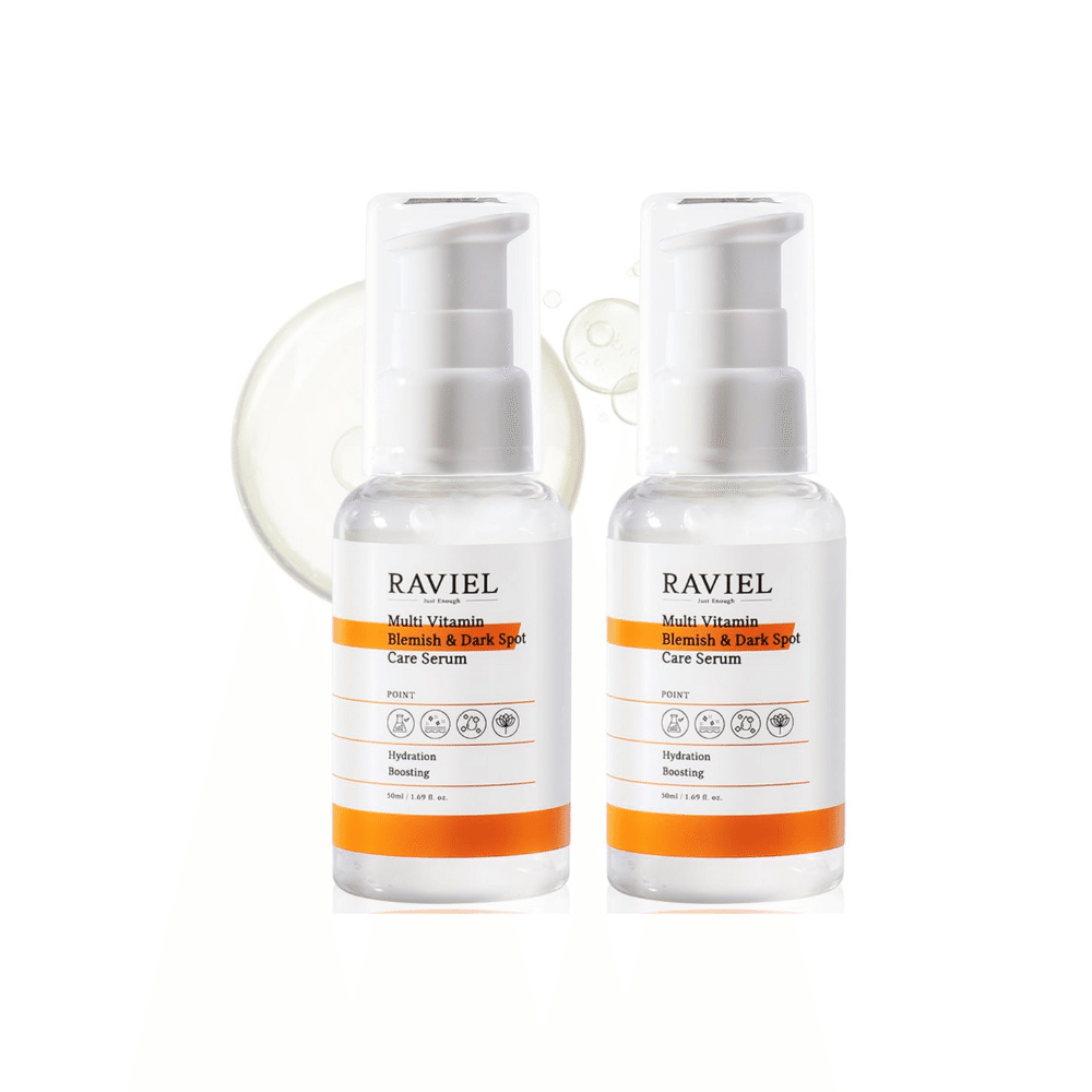 RAVIEL Multi Vitamin Dark Spot & Blemish Care Serum 50ml X 2ea 1 each