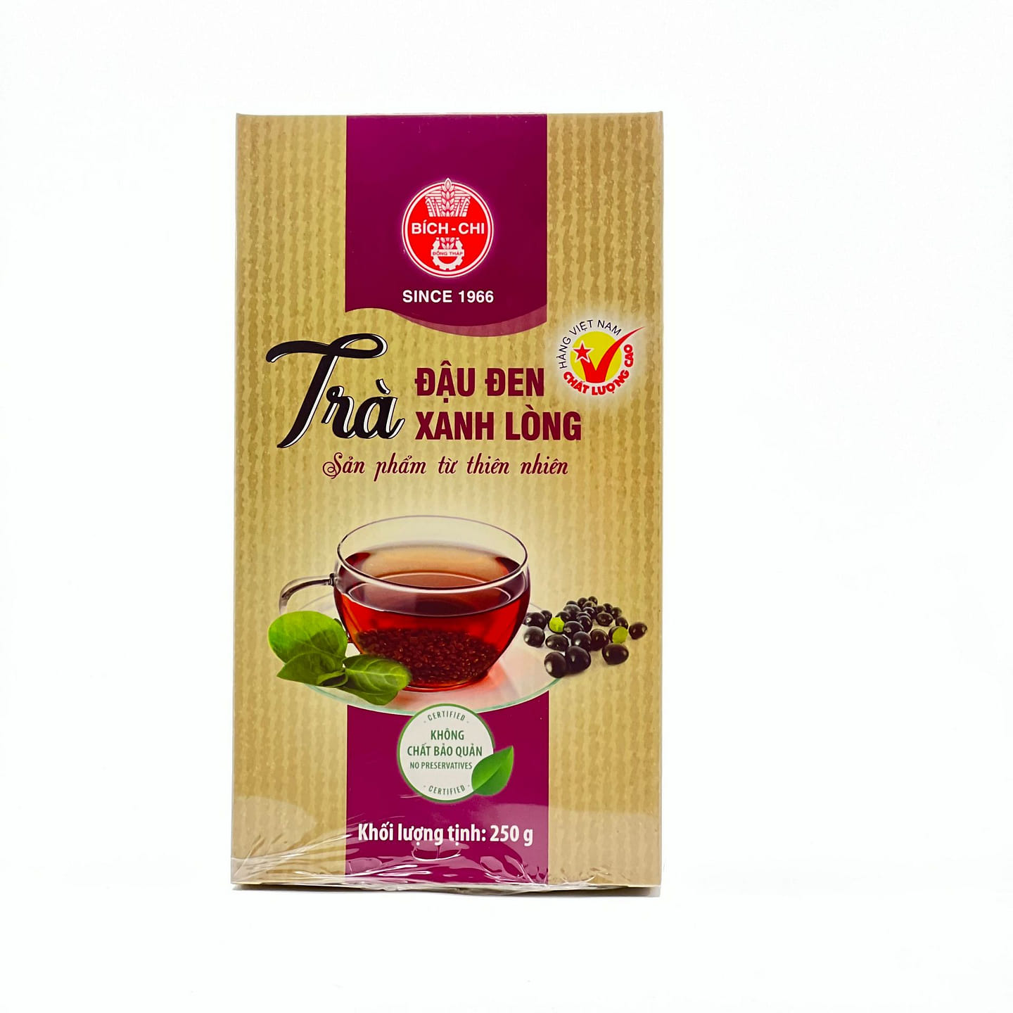 CRUSHED GREEN KERNEL BLACK BEANS TEA 8.82 oz