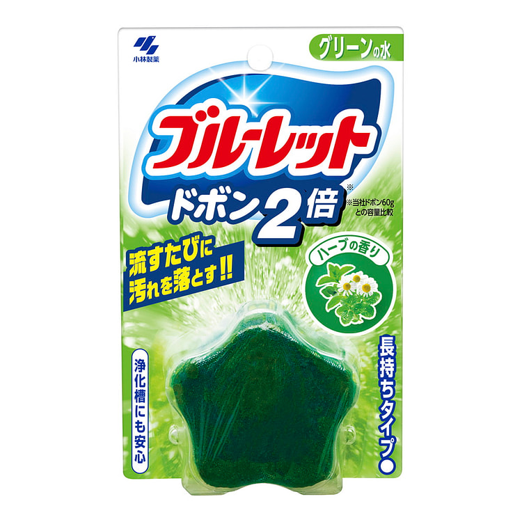 Kobayashi Toilet Block Herbal Scent 120g 1 bunch