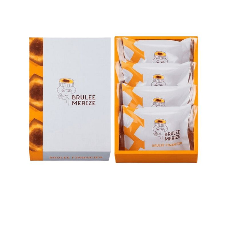 French Torched Caramel Financiers 4pcs 1 each