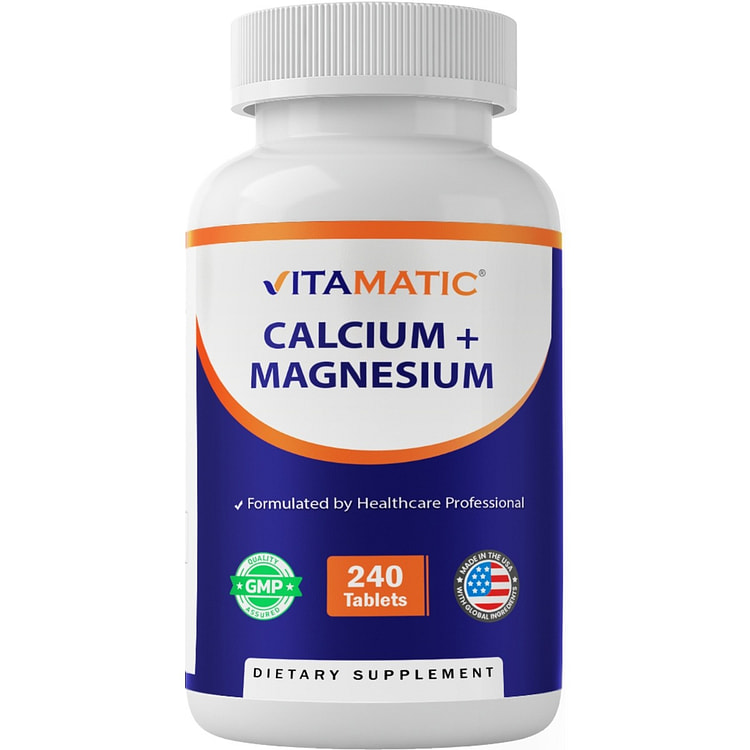 Vitamatic Calcium Magnesium Complex - 240 Tablets 1 each