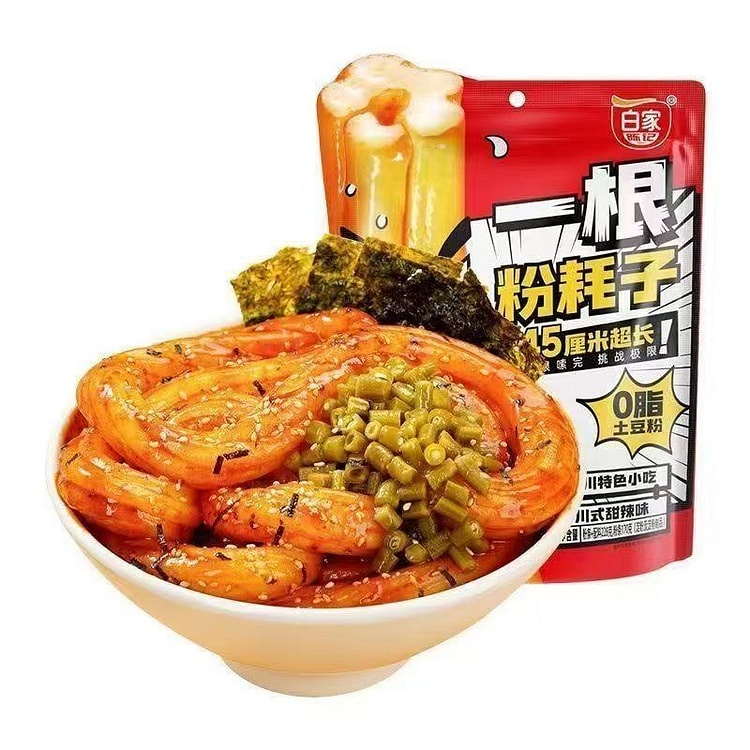 A sweet and spicy instant potato vermicelli snack 228 g