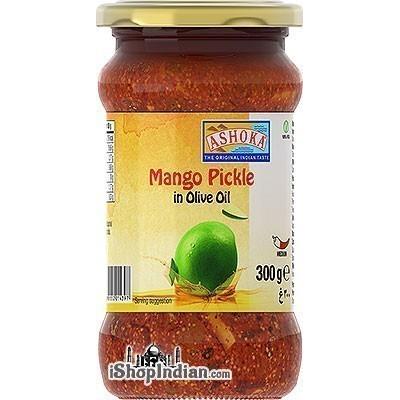 Ashoka Mango Pickle in Olive Oil, 10.5 oz bottle 10.5 oz