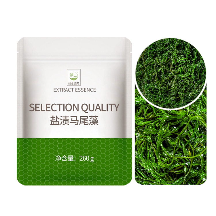 谷本道元盐渍马尾藻260g*1袋精挑三遍无老梗长寿菜凉拌菜火锅食