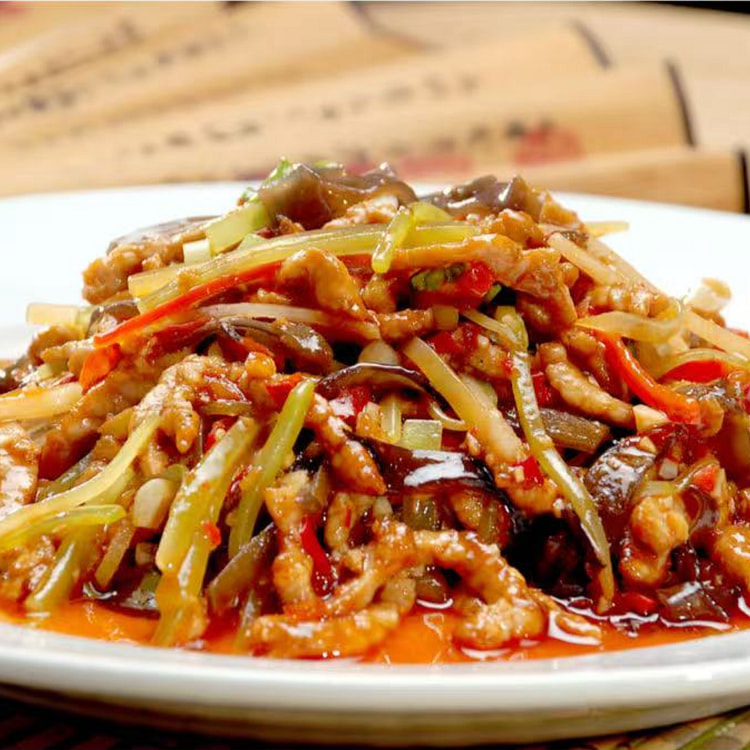 shredded pork with garlic sauce