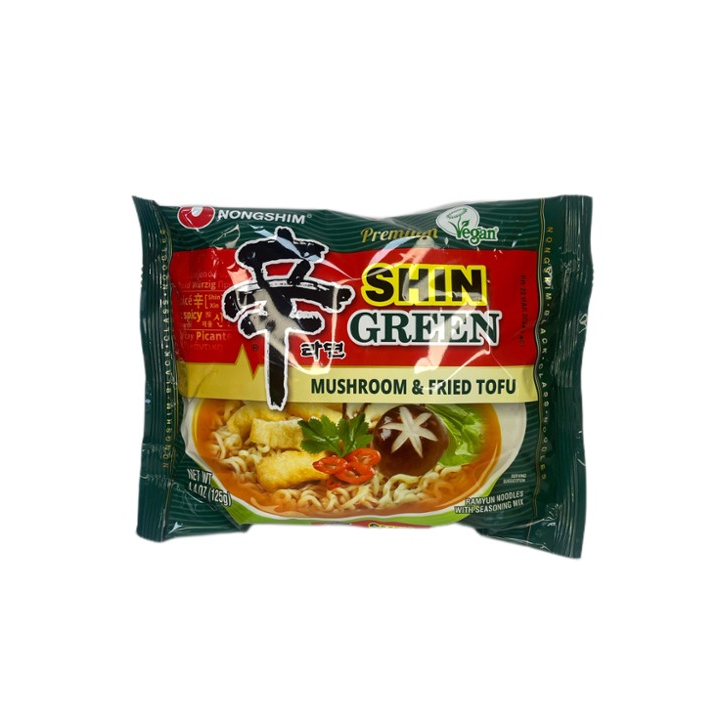 Get nongshim premium shin green mushroom and fried tofu ramen 1 count