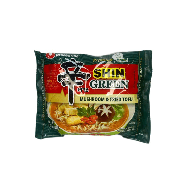 Nongshim Premium Shin Green Mushroom and Fried Tofu Ramen 1 count 1 each