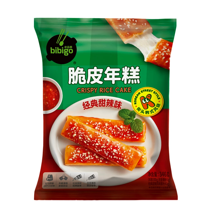 脆皮年糕韩式年糕脆皮年糕经典甜辣346g*1袋
