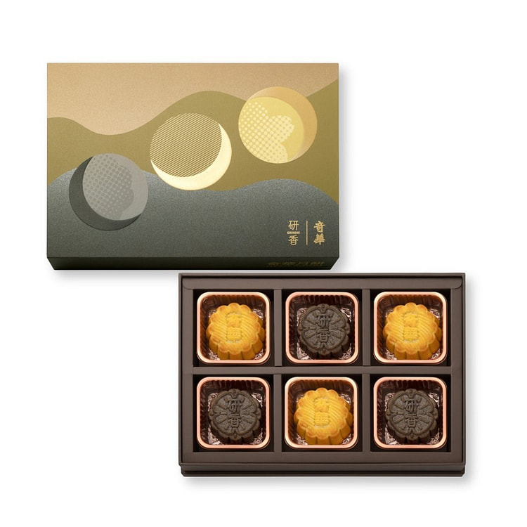 Kee Wah Mooncake Giftbox Set GRINDIE HK Dessert 6s 1 each