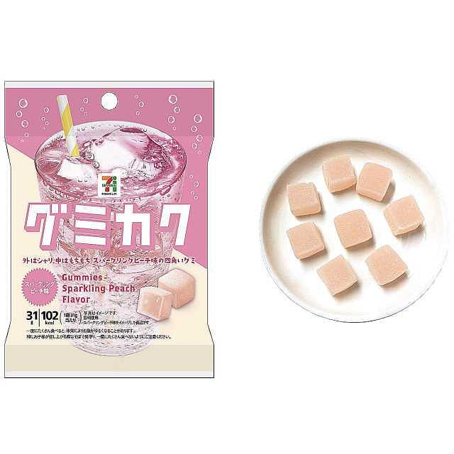 711 气泡桃味软糖 31克 1 份