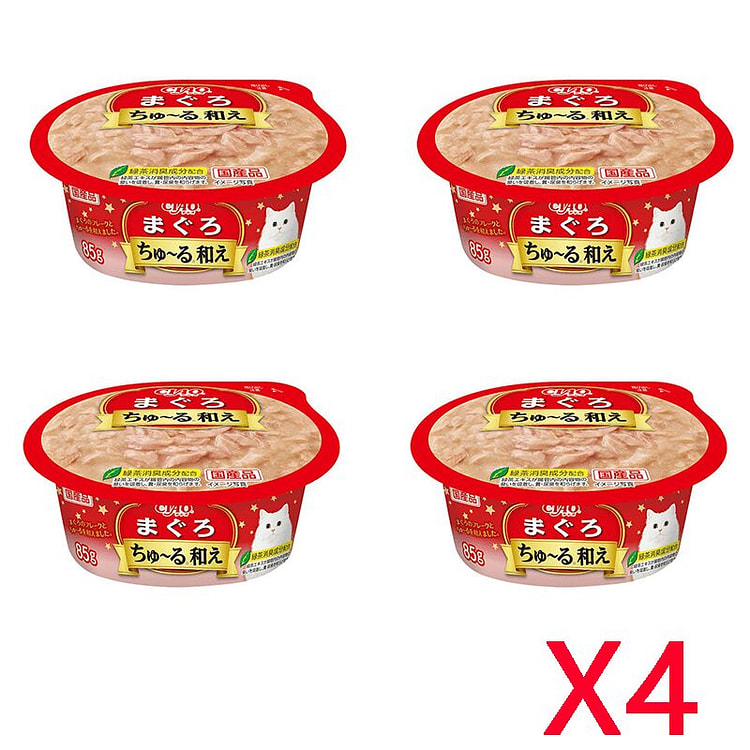 CIAO Inaba Tuna Cat Can 85g 4 cans 1 each