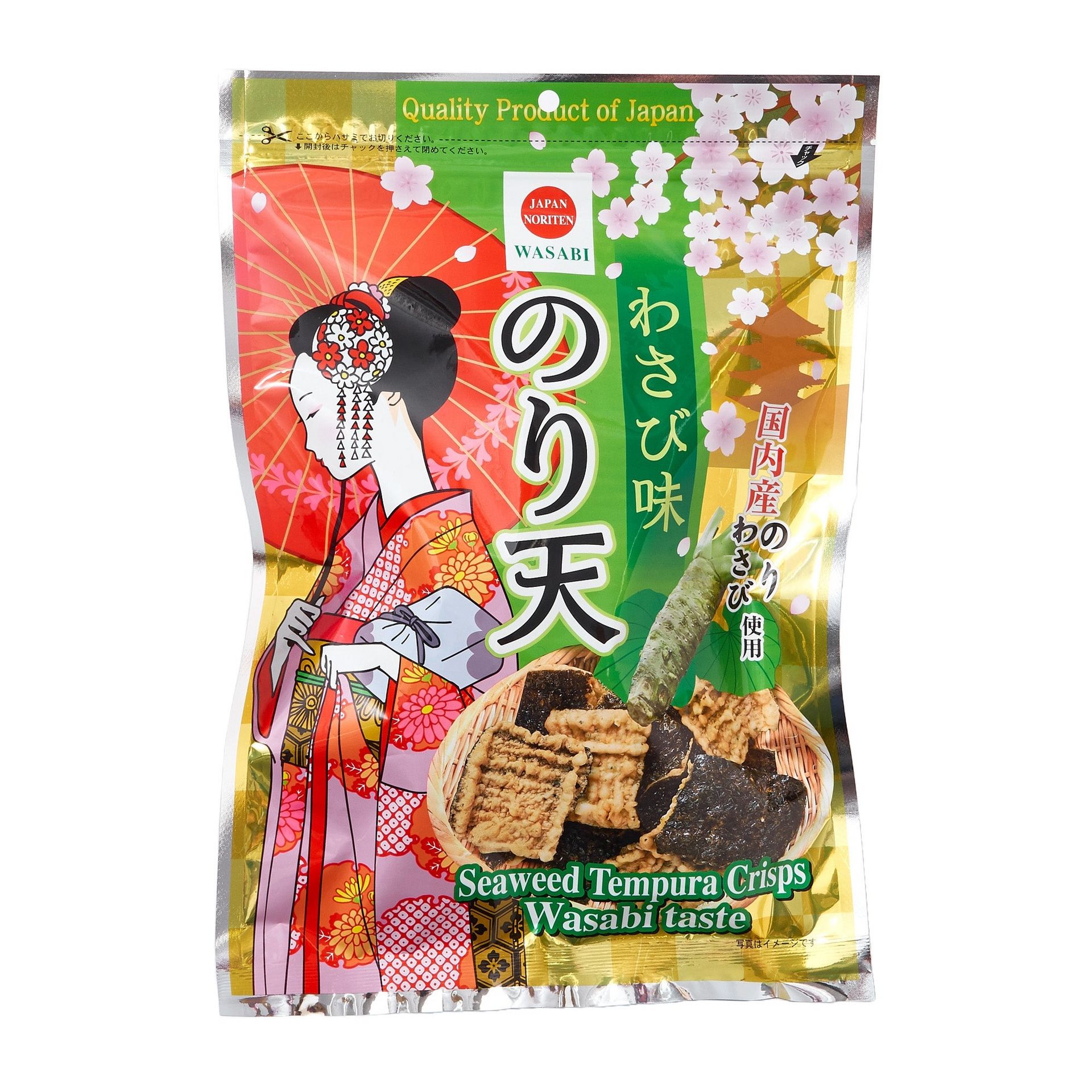 Wasabi Tempura Seaweed Chips 150 グラム