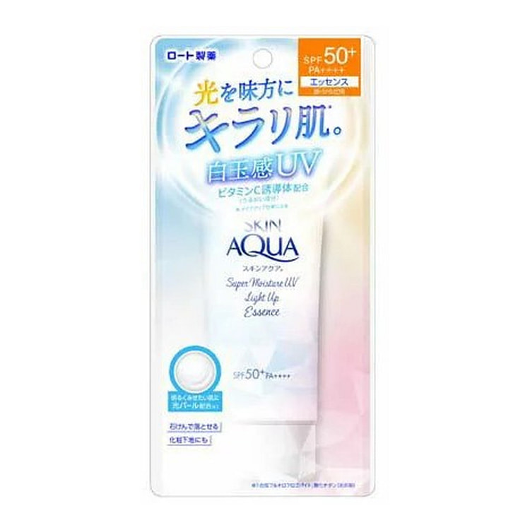 乐敦SKIN AQUA超保湿亮肤防晒精华 铃兰花香