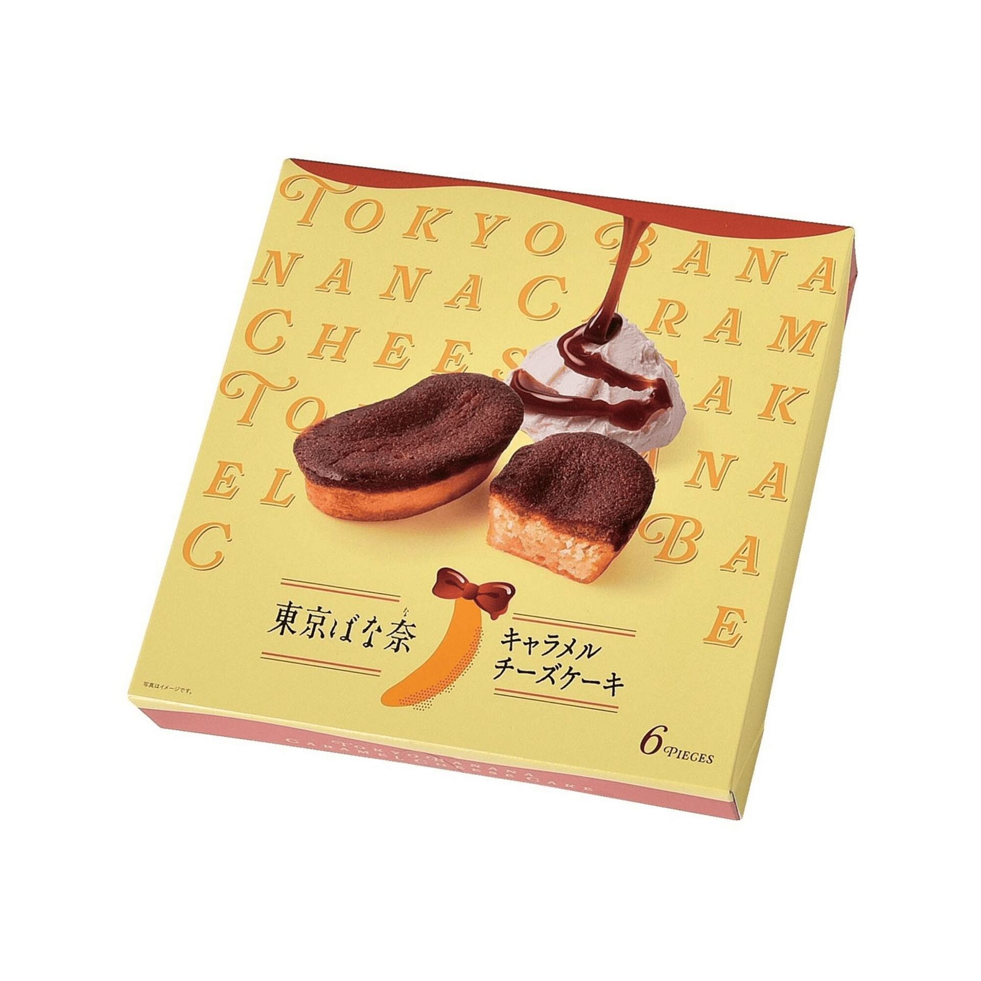 Get TOKYO BANANA Caramel Cheese Cake 6pc 1 each Delivered | Weee