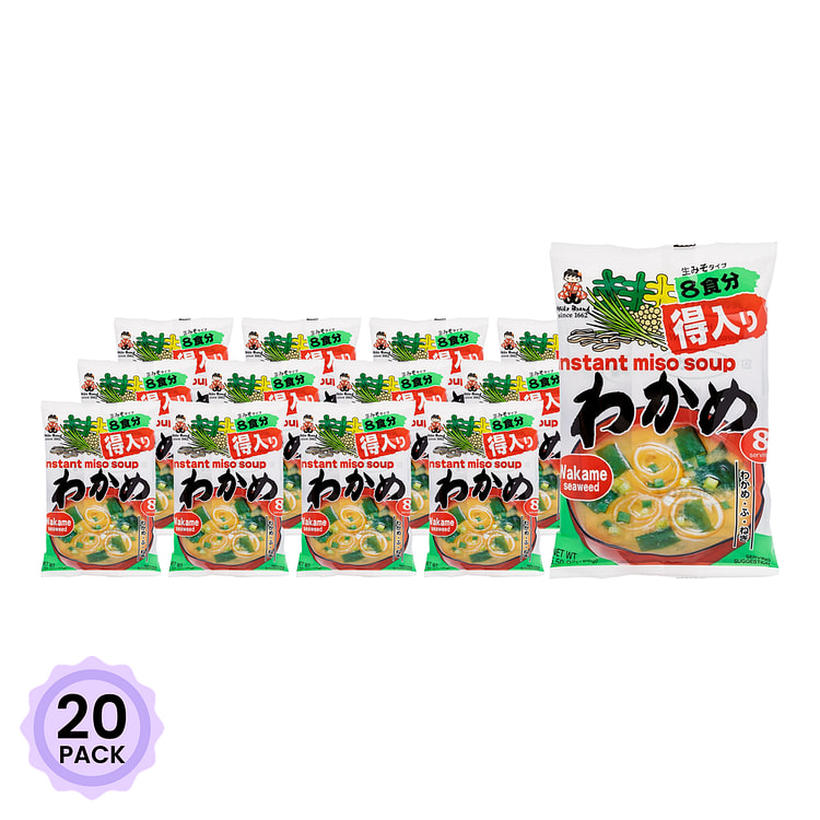 神州一 海带味噌汤 8包/袋 5.5 盎司*20 包