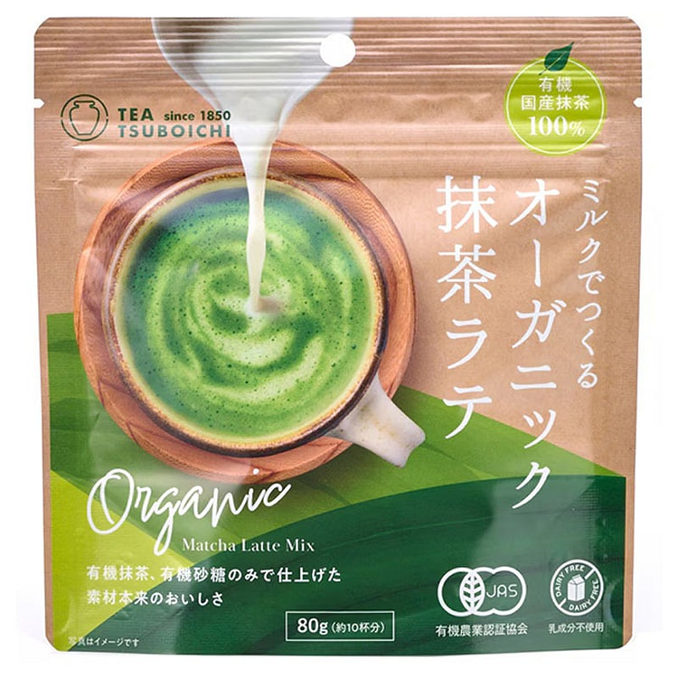 TSUBOICHI 坪市制茶 有机抹茶拿铁 80g