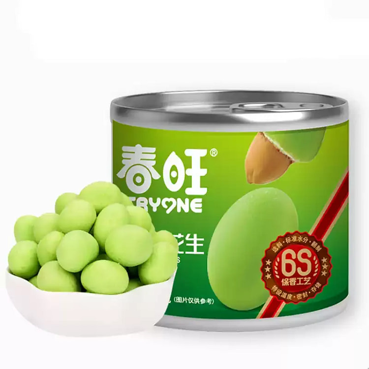 Chunwang Wasabi Peanuts 120g*1 Can 120 g