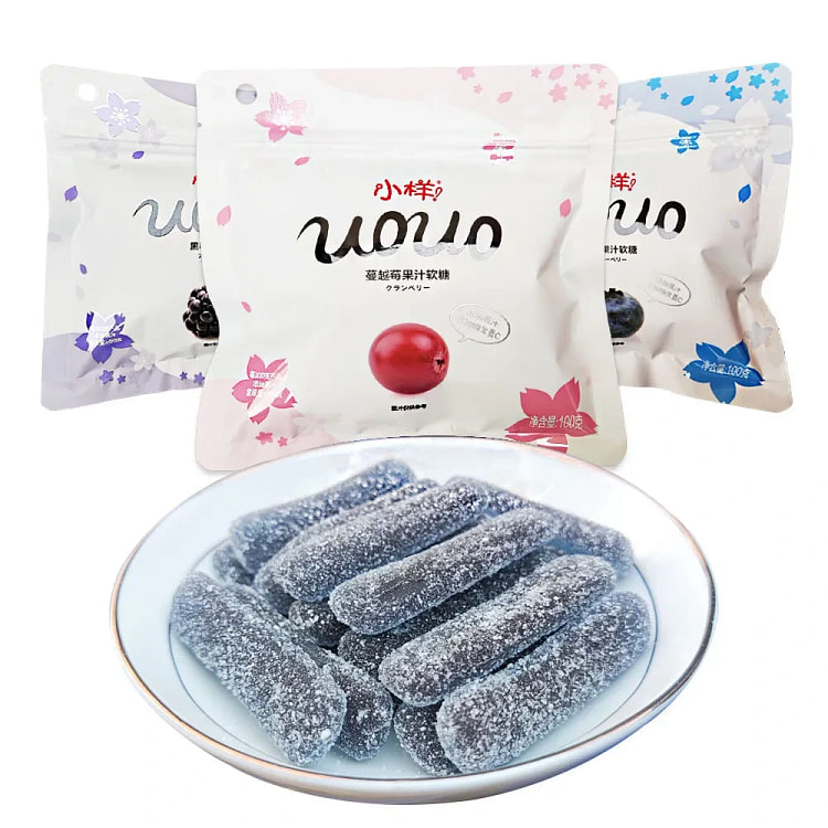小样uouo果汁软糖小样酸甜Q糖100g
