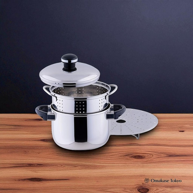 Jutoku Stew Perforated Inner Pot & Steam Plate18cm