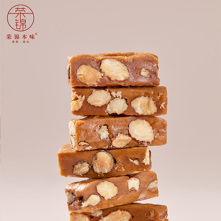 荣锦本味 海盐巴旦木太妃糖高端酥脆 112g*1盒