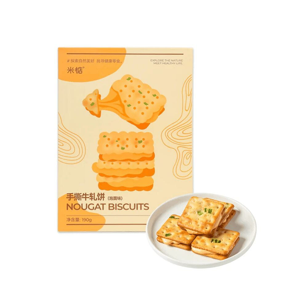 Midian instant noodles nougat biscuits 190g 190 g