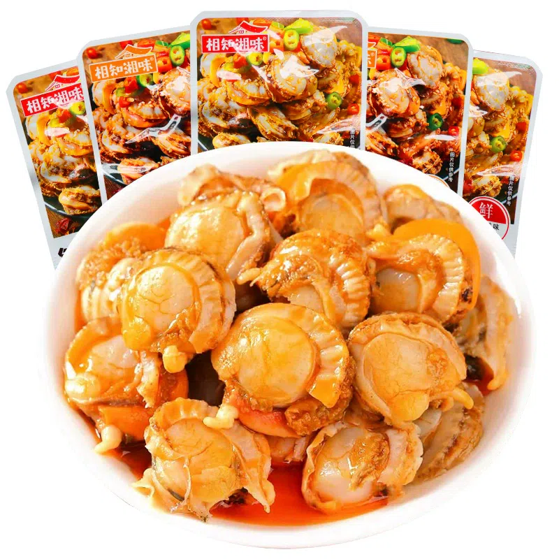 Spicy iron plate scallop meat 8g *10 bags 80 g