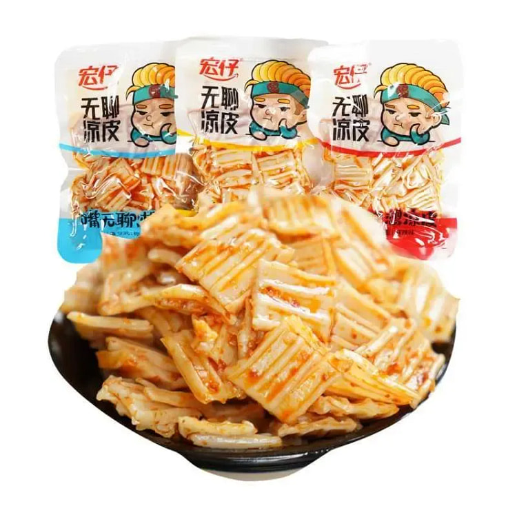 宏仔无聊凉皮辣条魔芋爽五香烧烤麻辣250g*1袋 250 克