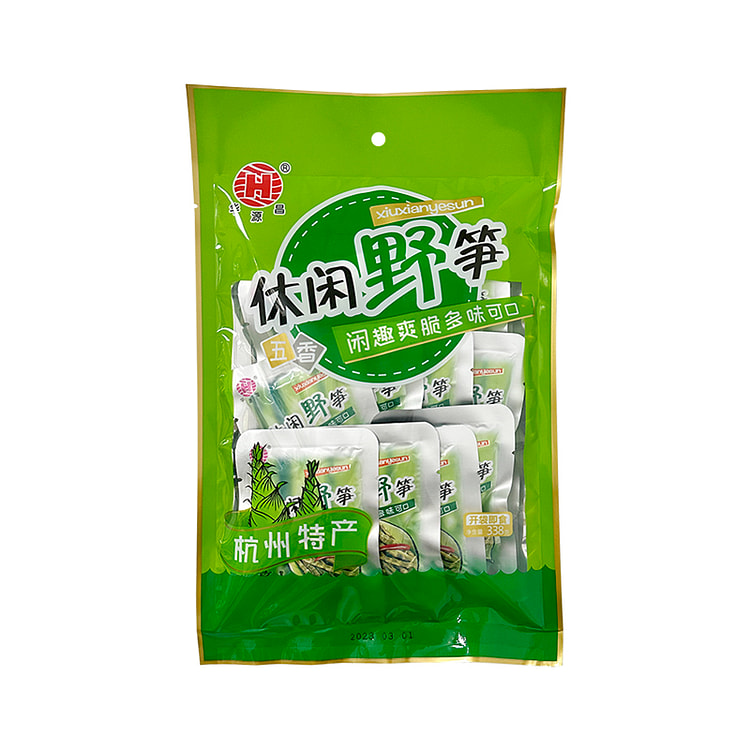 华源昌即食香辣五香笋不辣338g*1袋