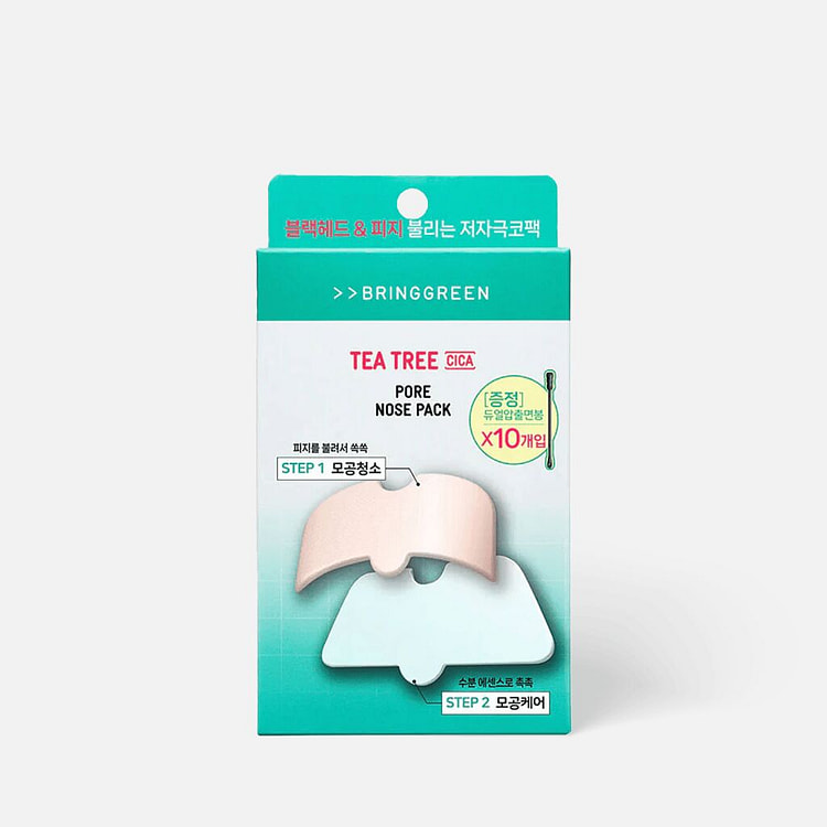 BRINGGREEN 茶树积雪草毛孔清洁鼻贴