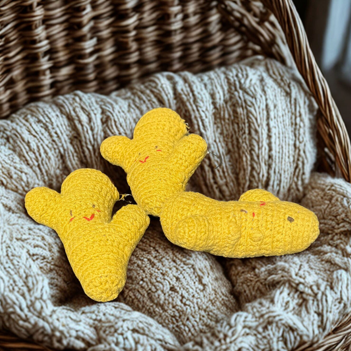 Crochet Key Chain- Ginger 1 each