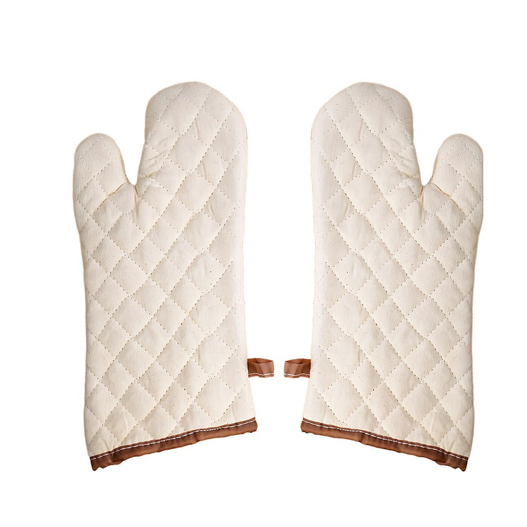 Kitchen Heat-Resistant Cotton Gloves-Extended 35cm 1 each
