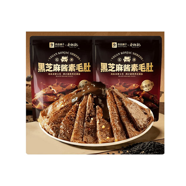 良品铺子蔡林记 黑芝麻酱魔芋爽不辣 105g 105 克