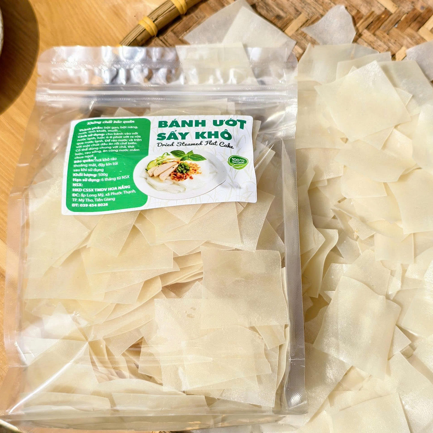 Dried Steamed Flat Cake 500g 1 pack