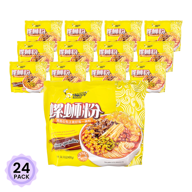 好欢螺 螺蛳粉 经典原味 加量版 400 克*24 包