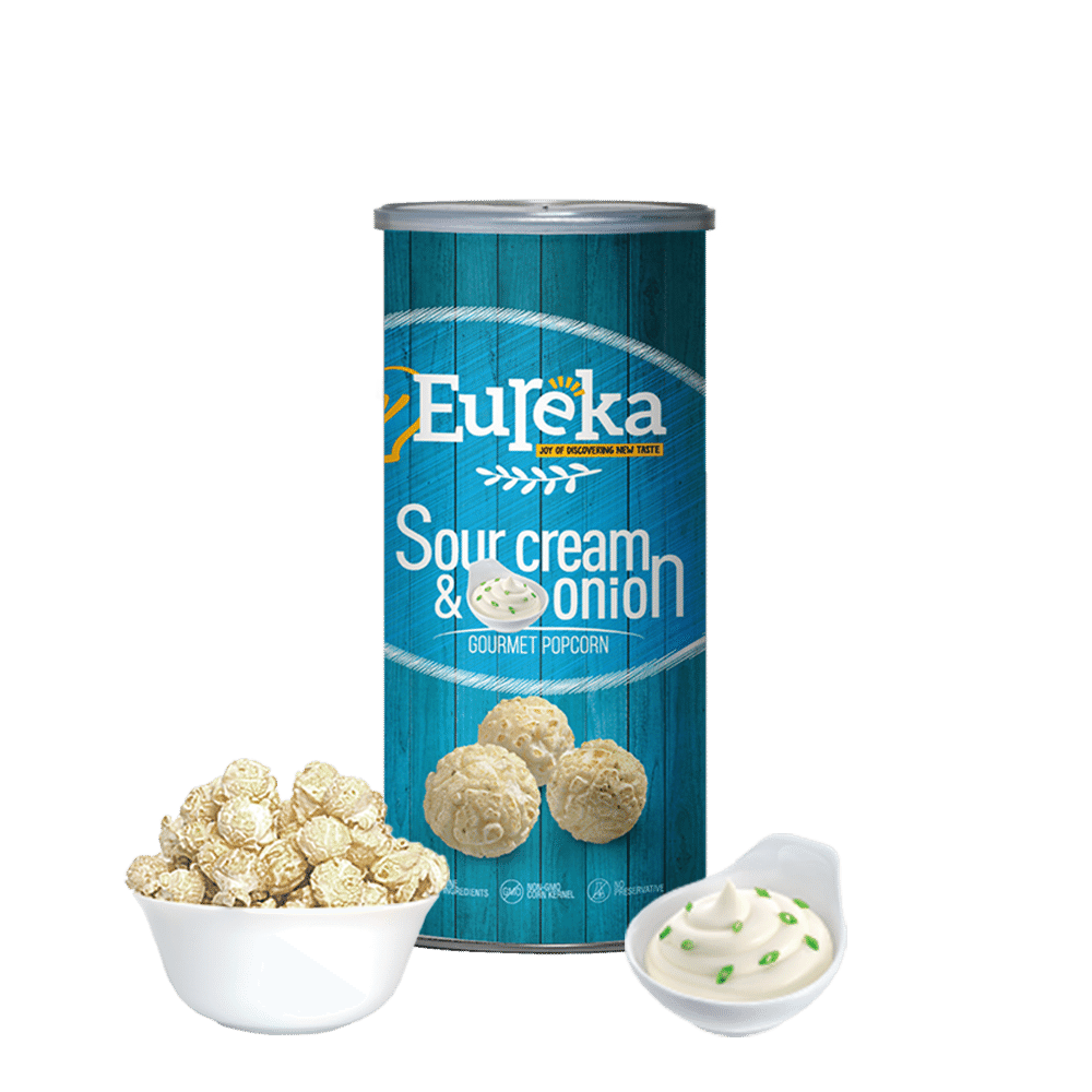 Eureka Classic Sour Cream & Onion Popcorn 70 g