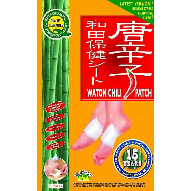 Waton 辣椒足部深层清洁贴