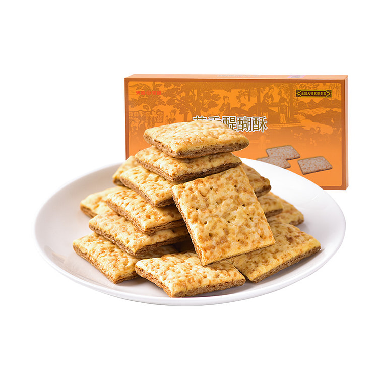 天福茗茶红茶醍醐酥绿茶味118g*1盒
