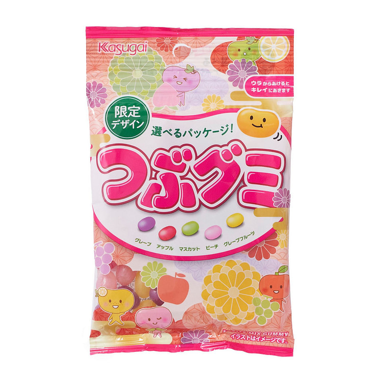 Kasugai Mixed Fruit Tsubu Gummy