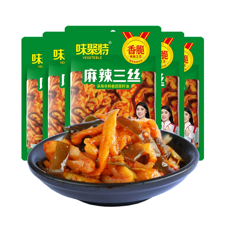 味聚特麻辣三丝爽脆下饭菜109g*1袋 109 克