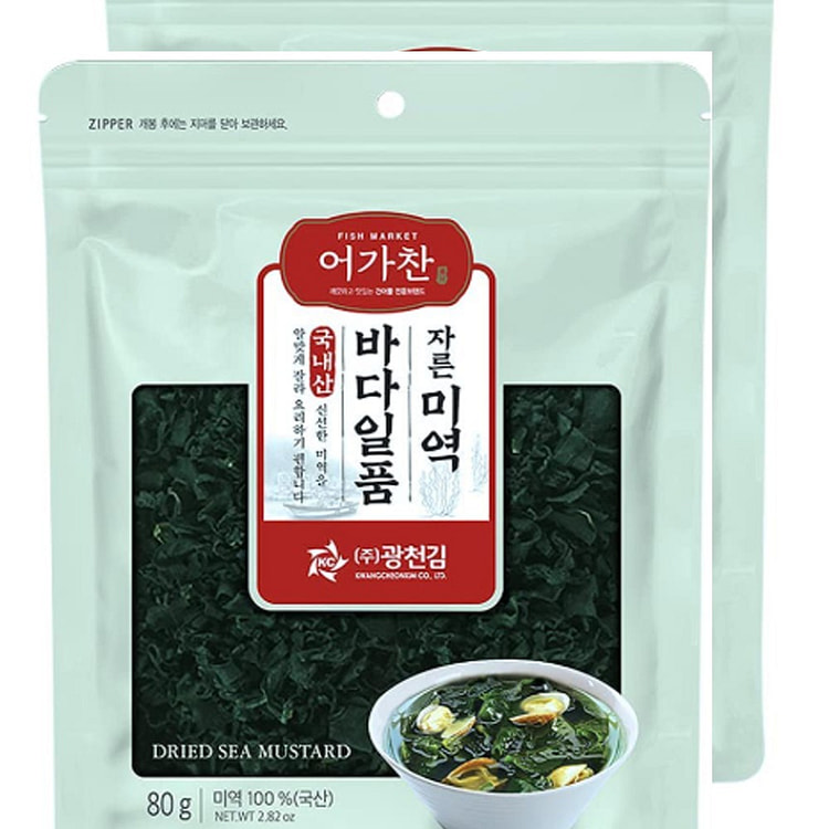 Dried Seaweed Sea Mustard 80 g*2 pack