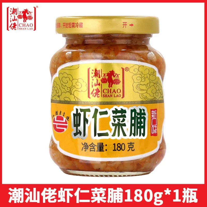 Shrimp and preserved radish 180g*1 jar 180 g