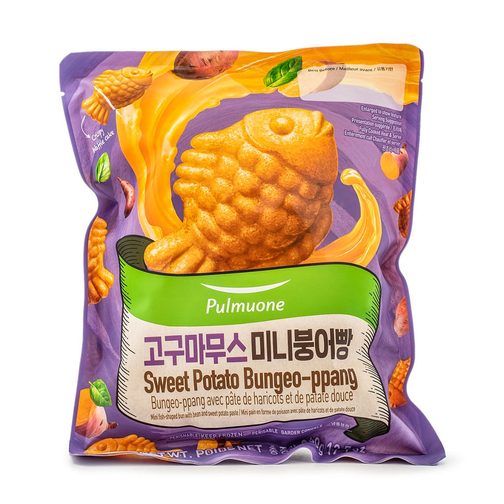 Pulmuone Sweet Potato Bungeo-ppang, Frozen 12.7 oz