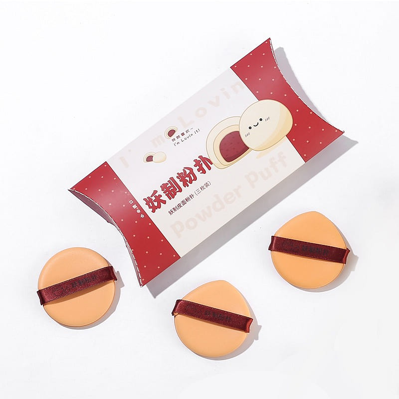 妖制红豆皮面粉扑3个装 3 个