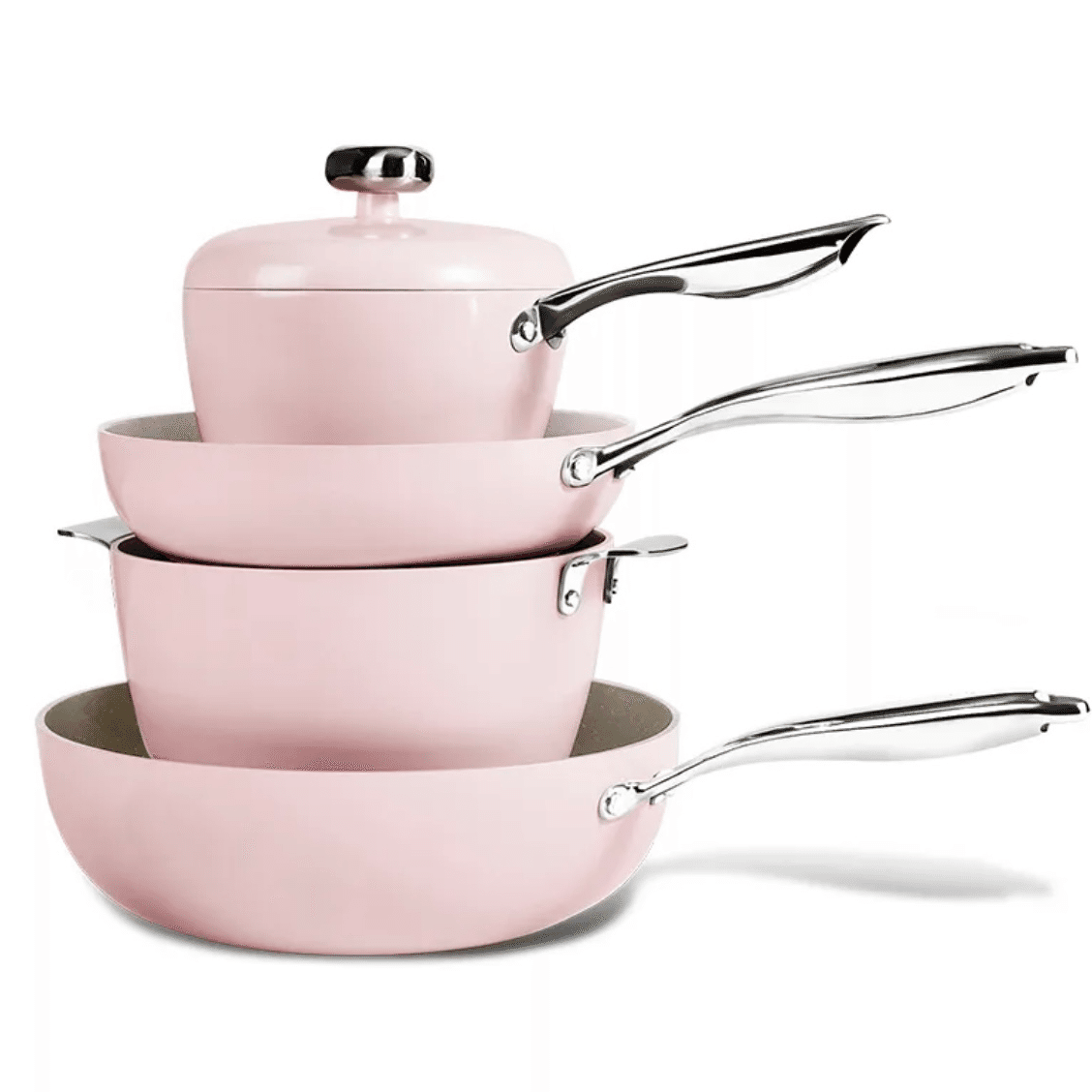 VELOSAN Pebble series non-stick cookware four sets, pink(VE03504-HW) FDA certi 1 箱